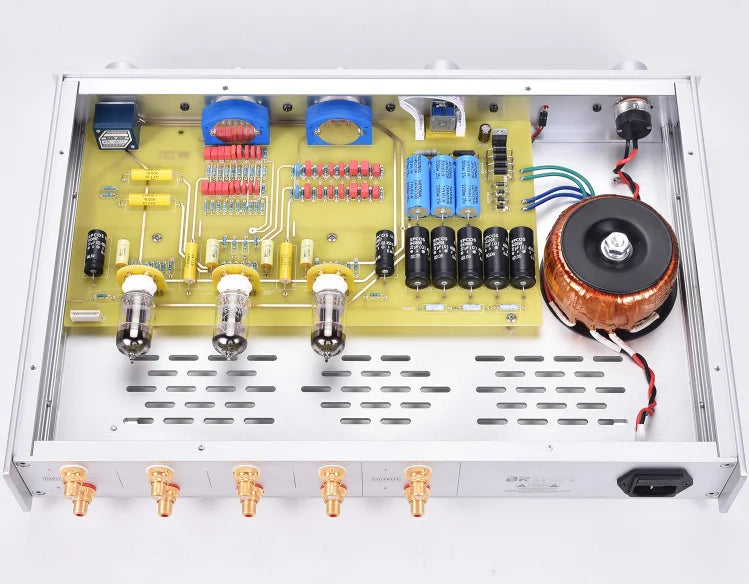 BRZHIFI Replica McIntosh MC22 Preamplifier Classic Fever Tube Preamplifier with High and Low Tone Adjustment