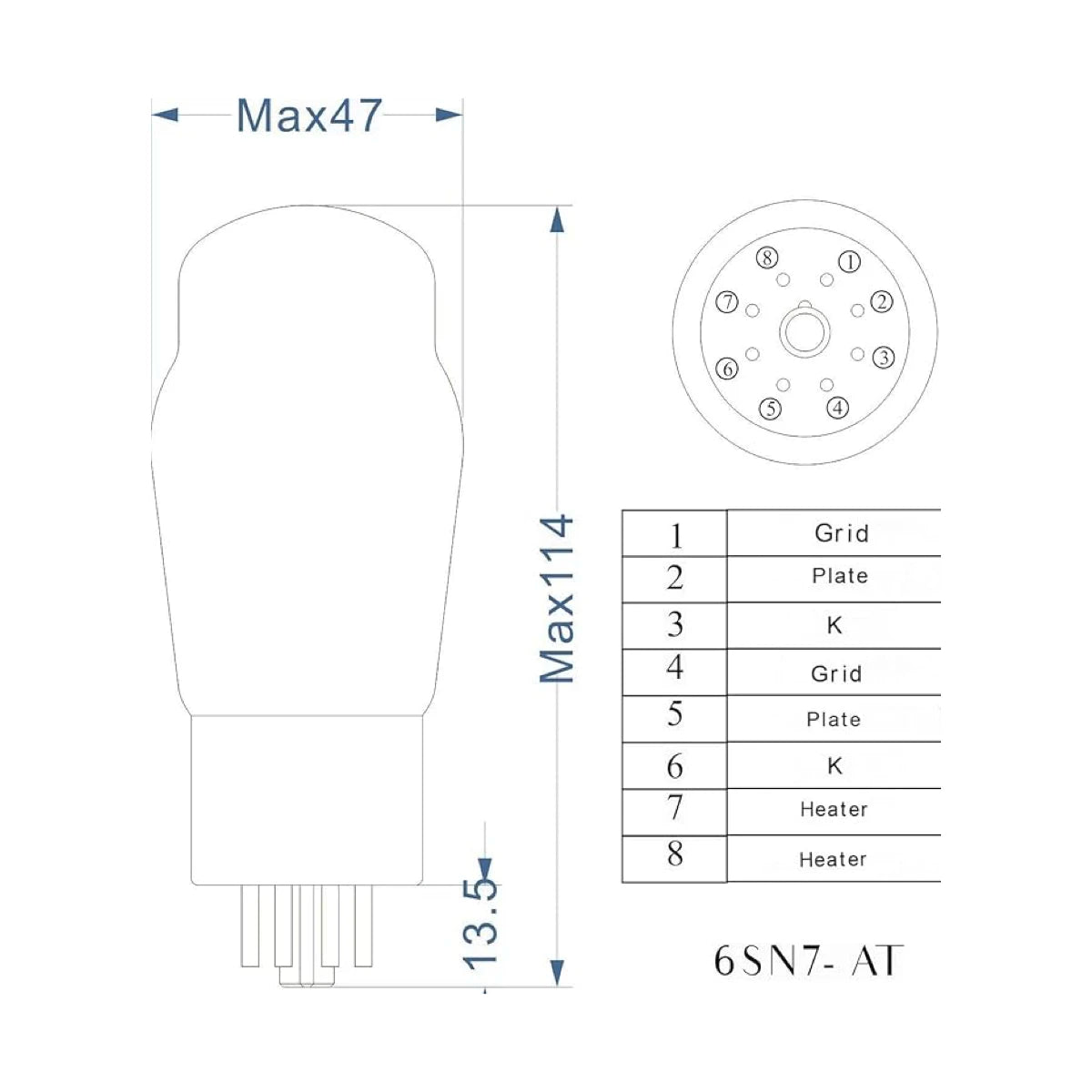 PSVANE CV181-AT Tube Horizon Series for Tube Amplifier Hifi Amplifier Original Factory Precision Matching Free Shipping