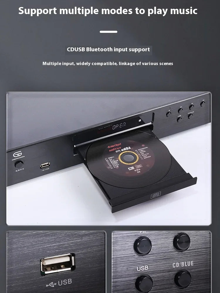 BRZHIFI CD Player Home Professional Disc Player Lossless HIFI Fever Grade Bluetooth Record