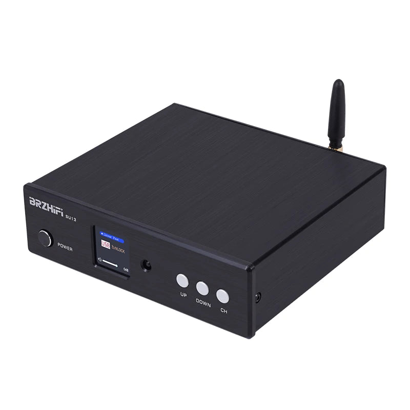 BRZHIFI SU13 Desktop HIFI Bluetooth ES9068 Decoder USB Sound Card Digital Interface Headphone Amplifier All-in-one Bluetooth 5.0