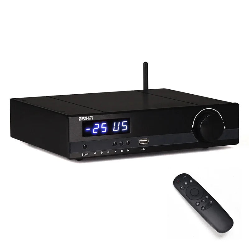 BRZHIFI TPA3255 Dual Core HIFI Fever Amplifier 600W High Power USB Player Bluetooth Speaker