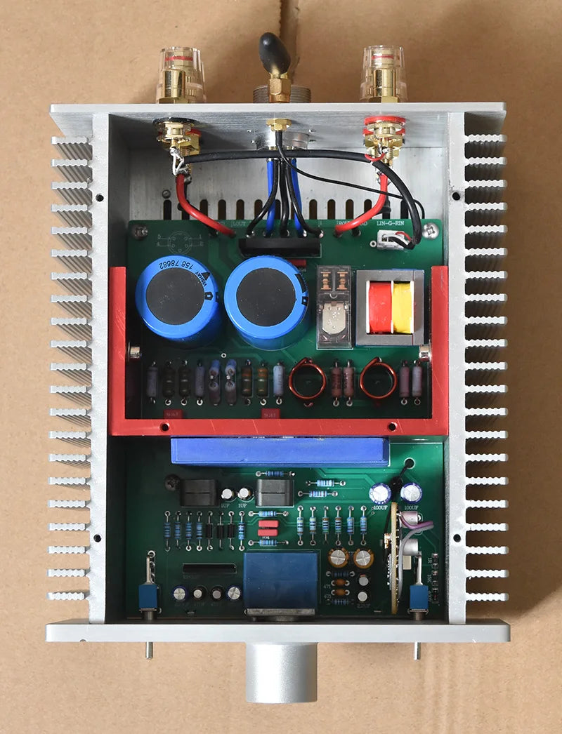 BRZHIFI 2*100W Thick Film STK426-530 Split Home Fever Amplifier Power Bluetooth 5.0 Desktop HIFI