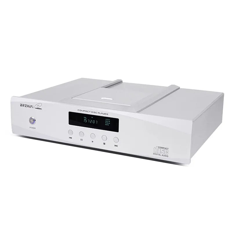 BRZHIFI CD100 Fever CD Player Top Push Cover Balanced Output Player Decoding Digital Output with Remote Control
