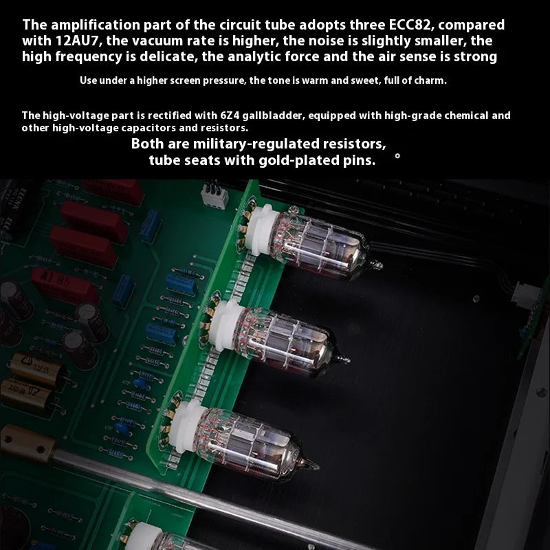 BRZHIFI Hifi Fever Tube Preamplifier Tube True Balanced Output and Tianmao Classic SRPP Circuit