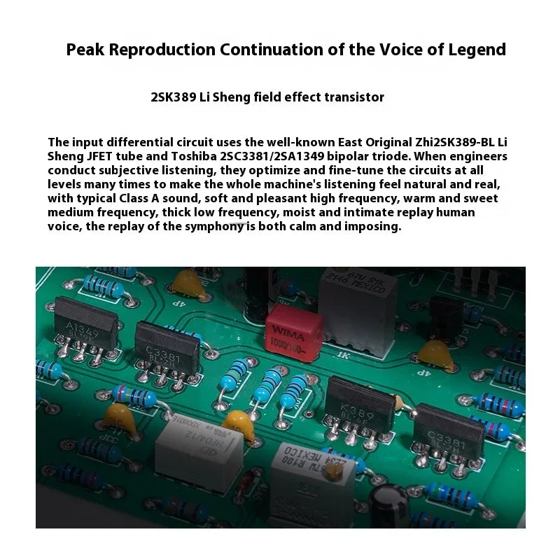 BRZHIFI Replica SANSU! 711 Line Field Effect Tube Preamplifier Hifi Fever Grade Tone Preamplifier Audio