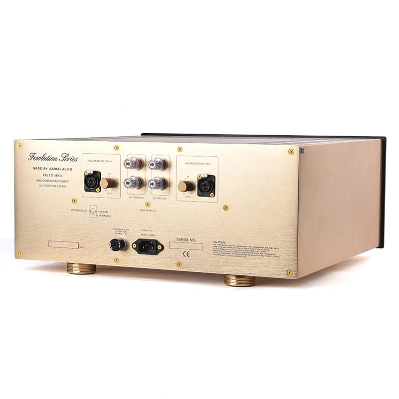 BRZHIFI 1:1 1:1 Replica FM711MK2 Pure Post-stage Circuit 250W Balanced Hifi Fever Amplifier