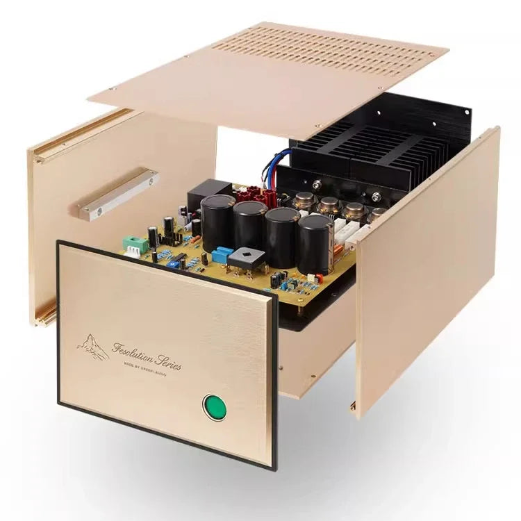 BRZHIFI 1:1 Replica FM111 Line Mono Split 360W High Power Amplifier Hifi Fever Amplifier Home Post-stage