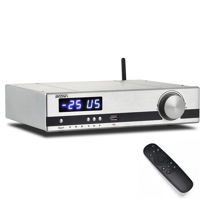 BRZHIFI TPA3255 Dual Core HIFI Fever Amplifier 600W High Power USB Player Bluetooth Speaker