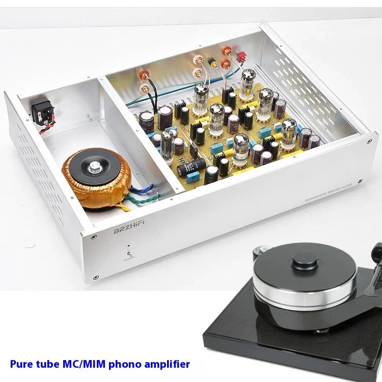 BRZHIFI Replica of The Famous German Instrument D.Klimo Crimea Tube MC+MM Phono Amplifier