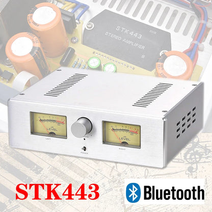 BRZHIFI Sanyo Thick Film STK443 Bluetooth 5.0 Retro HIFI Fever Dual Head Amplifier