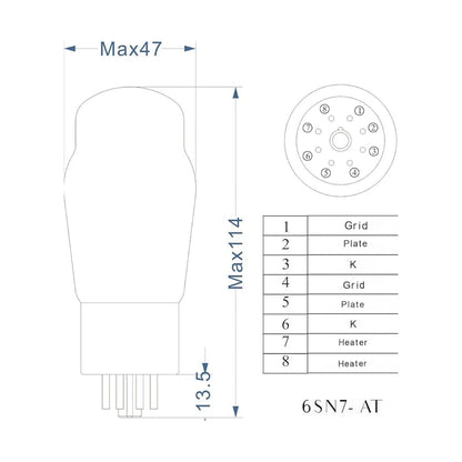 PSVANE CV181-AT Tube Horizon Series for Tube Amplifier Hifi Amplifier Original Factory Precision Matching Free Shipping