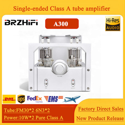 BRZHIFI FU29 FM30 Parallel Single-ended Class A Tube Amplifier Tianlai A300 Bluetooth 5.0 Beyond 300B