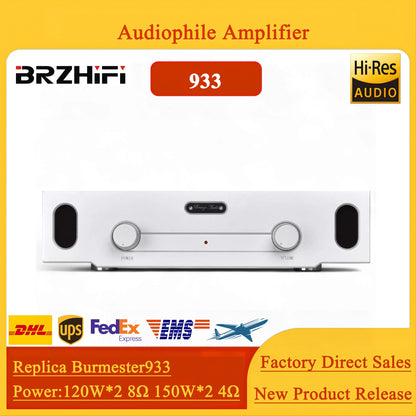 BRZHIFI Replica Burmester933 Amplifier Circuit 150W*2 Amplifier HIEND Classic Famous Instrument Fever Amplifier