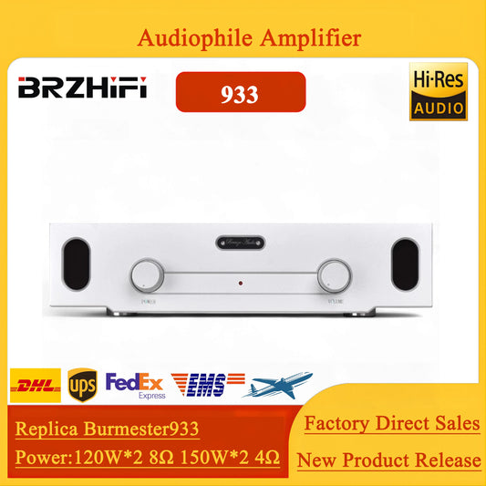 BRZHIFI Replica Burmester933 Amplifier Circuit 150W*2 Amplifier HIEND Classic Famous Instrument Fever Amplifier