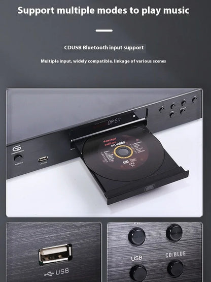 BRZHIFI CD Player Home Professional Disc Player Lossless HIFI Fever Grade Bluetooth Record