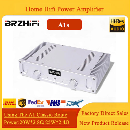 BRZHIFI Replica Musical Fidelity A1 Line 20W Pure Class A Power Amplifier Home Hifi Fever-grade Power Amplifier