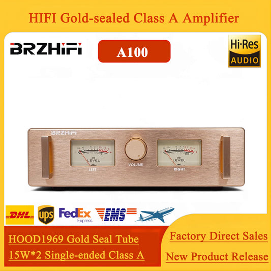 SUQIYA A100 HOOD1969 HIFI Gold-sealed Class A Power Amplifier Pure Class A Tube Amplifier Sound Quality Vocal King