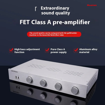 BRZHIFI Replica SANSU! 711 Line Field Effect Tube Preamplifier Hifi Fever Grade Tone Preamplifier Audio