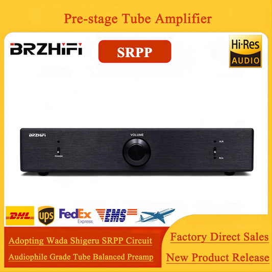 BRZHIFI Hifi Fever Tube Preamplifier Tube True Balanced Output and Tianmao Classic SRPP Circuit