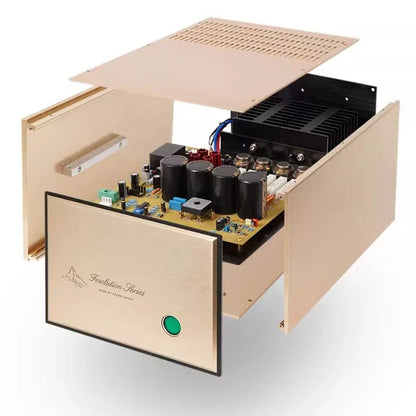 BRZHIFI 1:1 Replica FM111 Line Mono Split 360W High Power Amplifier Hifi Fever Amplifier Home Post-stage