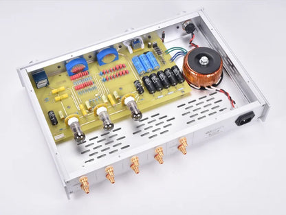 BRZHIFI Replica McIntosh MC22 Preamplifier Classic Fever Tube Preamplifier with High and Low Tone Adjustment