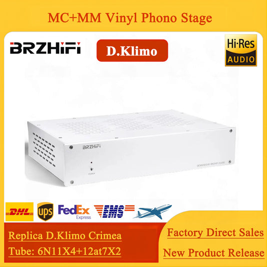 BRZHIFI Replica of The Famous German Instrument D.Klimo Crimea Tube MC+MM Phono Amplifier